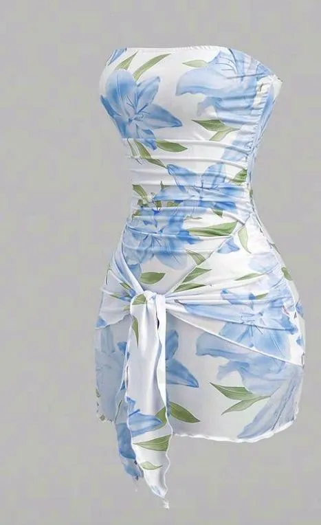 Off the shoulder floral dress